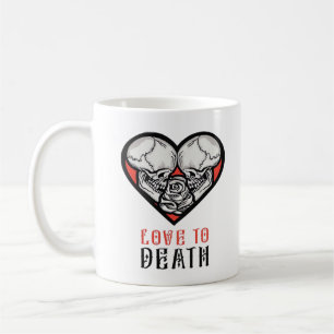Aesthetic Valentines Till Death Do Us Part Coffee Mug
