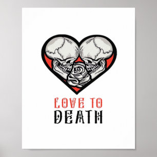 Aesthetic Valentines Till Death Do Us Part Poster