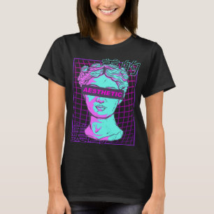 Aesthetic Vaporwave Japanese Bust Greek Sculpture  T-Shirt