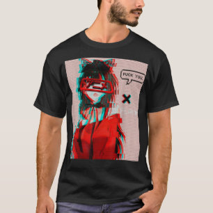 Aesthetic Vaporwave Japanese Futurism Anime Retr T-Shirt