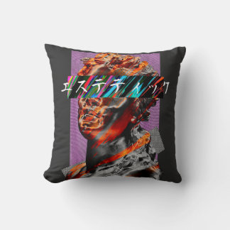 Aesthetic Vaporwave Japanese Futurism Cushion