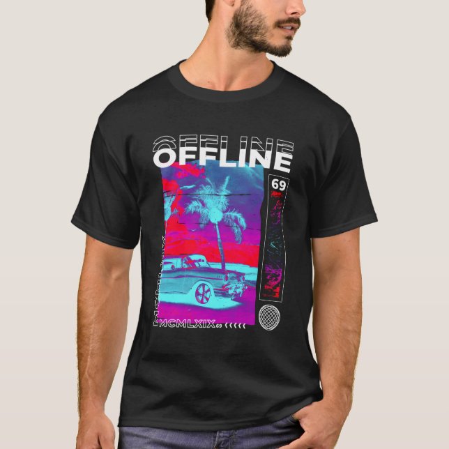 Aesthetic Vaporwave Japanese Futurism Streetwear G T-Shirt (Front)