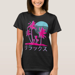 Aesthetic Vaporwave Retro 1980s 1990s Otaku Tee