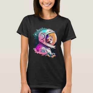 Aesthetic Vaporwave Space Cat 80s 90s Astronaut  1 T-Shirt