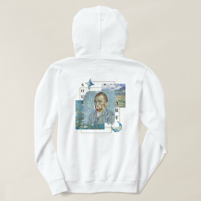 Aesthetic Vincent Van Gogh  Hoodie (Design Back)