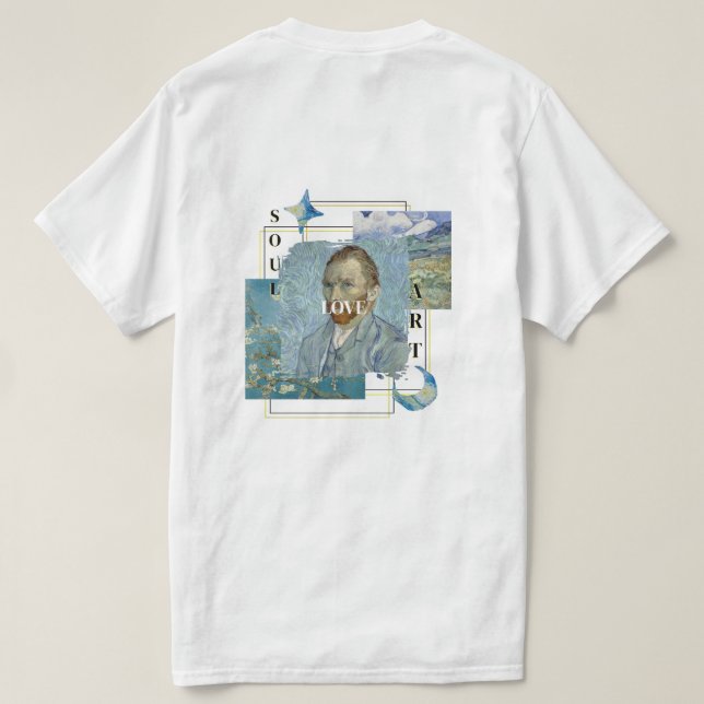 Aesthetic Vincent Van Gogh T-Shirt (Design Back)