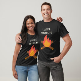 Aesthetic Wildlife & Nature Camping Adventure T-Shirt