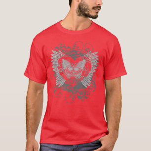 Aesthetic Y2k Fairy Wings Heart Alt Butterfly Grun T-Shirt