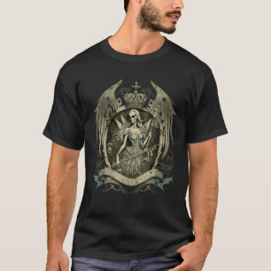Aesthetic Y2k Fairy Wings Skeleton Alt Grunge T-Shirt
