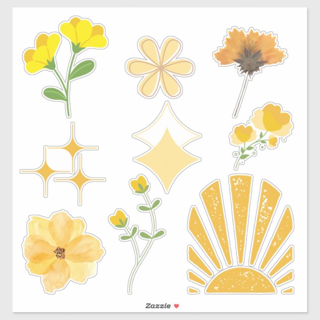 aesthetic yellow sunshine (Sheet)