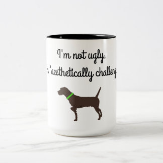 "Aesthetically Challenged" Pudelpointer Coffee Mug