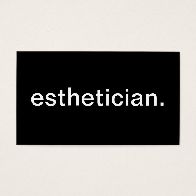 Aesthetician (Front)