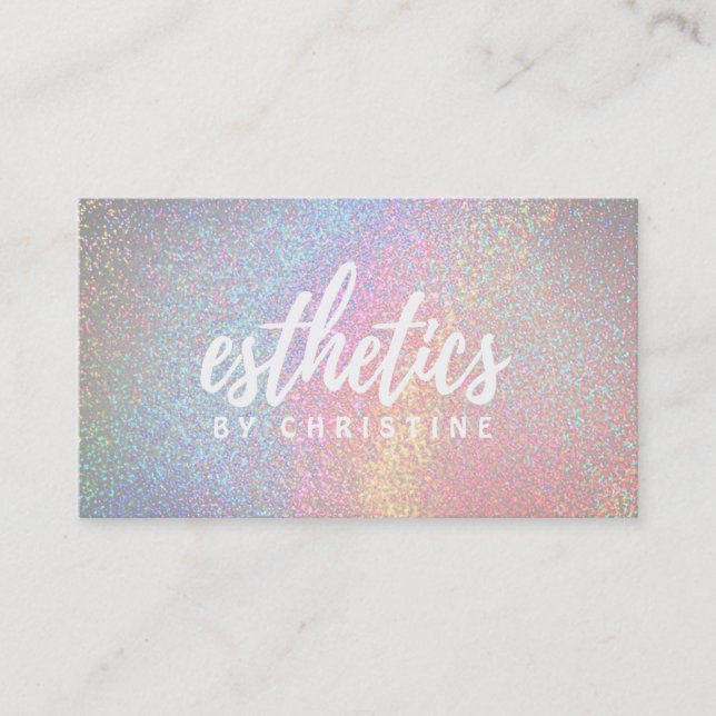 aesthetician appointment card (Front)