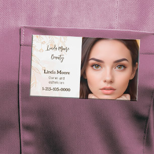 Aesthetician Beauty Salon Name Tag