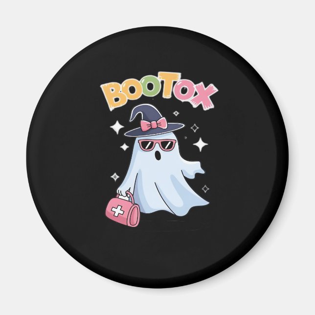 Aesthetician Botox Halloween Aesthetic Nurse Plast Magnet (Front)