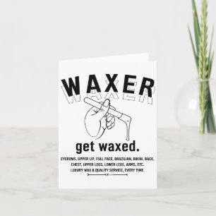 Aesthetician Brazilian Waxing - Wax Boss Tee Women Card