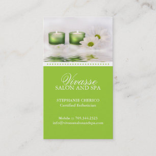 Aesthetician Business Card