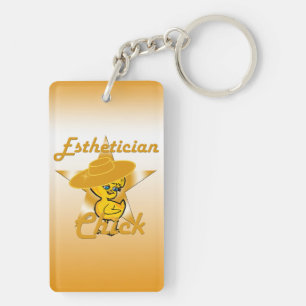 Aesthetician Chick #10 Key Ring