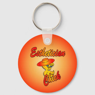 Aesthetician Chick #5 Key Ring