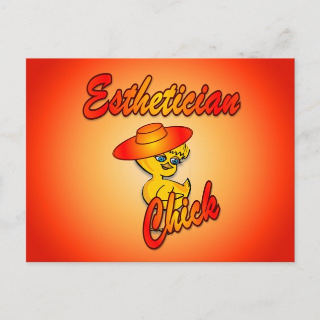 Aesthetician Chick #5 Postcard (Front)