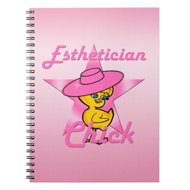 Aesthetician Chick #8 Notebook (Front)