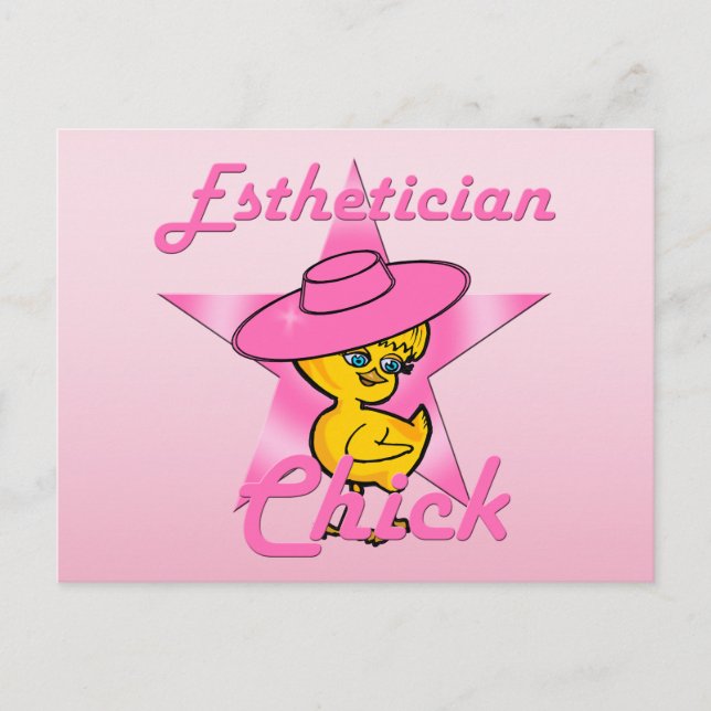 Aesthetician Chick #8 Postcard (Front)