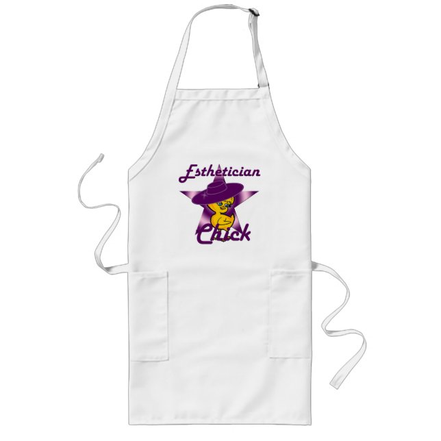 Aesthetician Chick #9 Long Apron (Front)