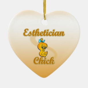 Aesthetician Chick Ceramic Tree Decoration