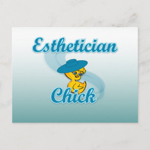 Aesthetician Chick Postcard