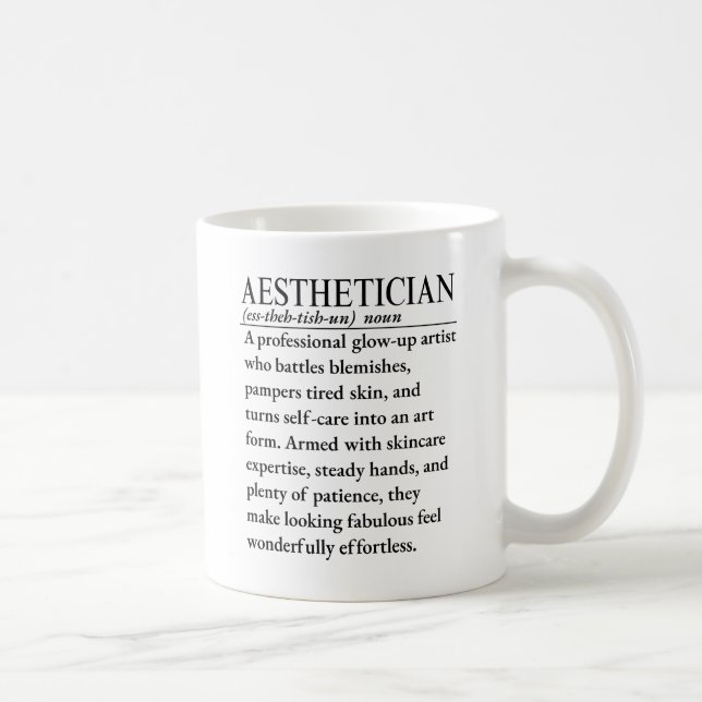 Aesthetician Coffee Mug (Right)