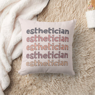 Aesthetician Cosmetologist Beautician Cute Cushion
