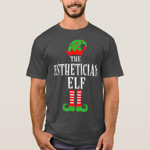 Aesthetician Elf Family Matching Group Christmas T-Shirt
