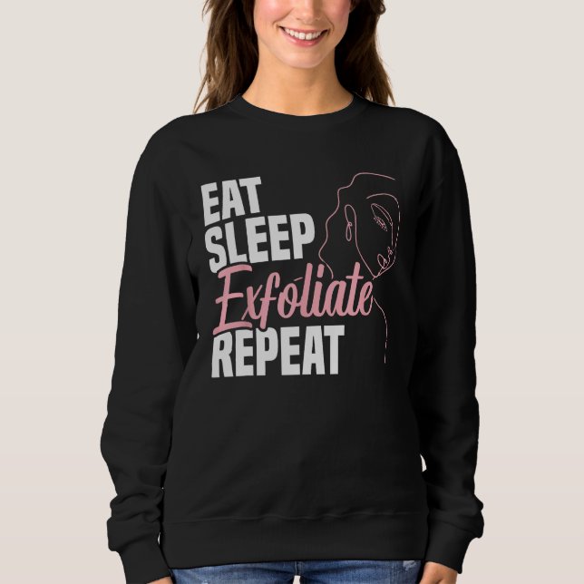 Aesthetician Girl Esthetician Cosmetologist Beauty Sweatshirt (Front)