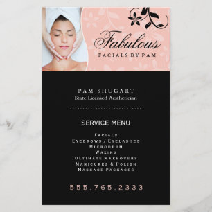 Aesthetician Marketing Flyer