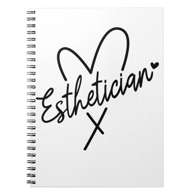 aesthetician  notebook (Front)
