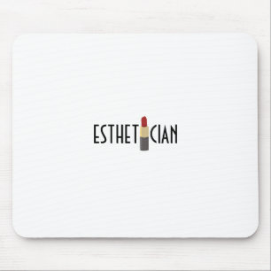 Aesthetician Red Lipstick Makeup Artist Mouse Pad