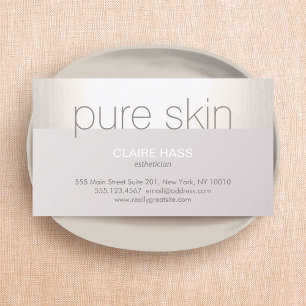 Aesthetician Spa Salon Business Card