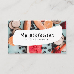 Aesthetics Vegetables illustration Business Card