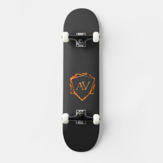 AETHER VANGUARD - AV Logo Stone Shape Streetwear Skateboard