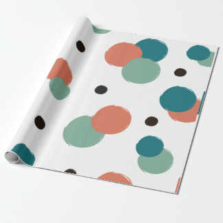 Aethetic Colourful Dots Wrapping Paper