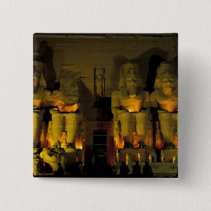 AF, Egypt, Abu Simbel. Colossal Figures of 15 Cm Square Badge