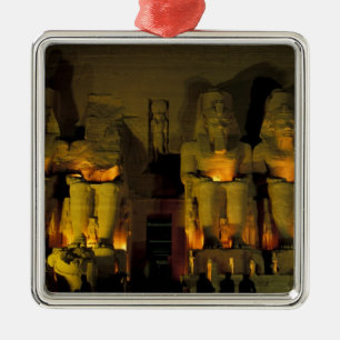 AF, Egypt, Abu Simbel. Colossal Figures of Metal Tree Decoration