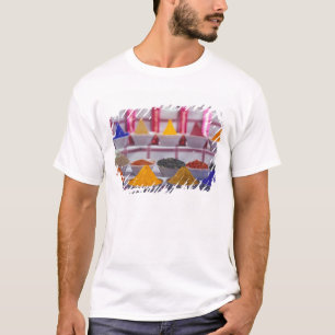 AF, Egypt, Aswan, Colourful spices in market. T-Shirt