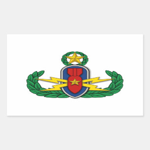 AF EOD Master 3D Rectangular Sticker