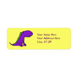 AF- Purple Dragon Address Labels