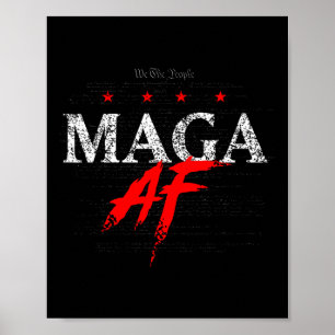 Af Shirt Trump 2024 Republican Take America Back Poster