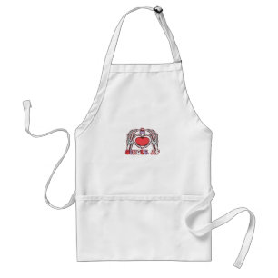 Af Skeleton Hands Valentines Day Classic Look Standard Apron