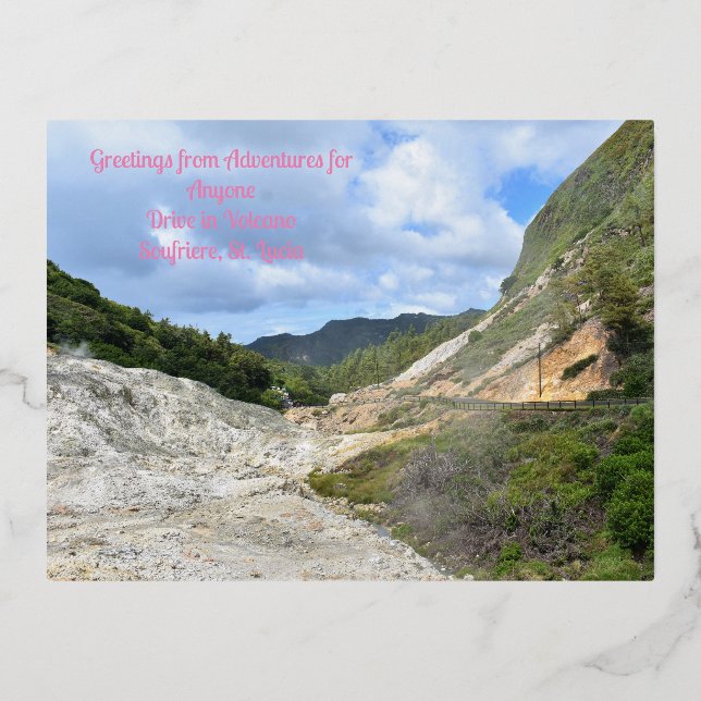 AFA Drive in Volcano Postcard (Front)