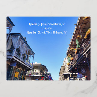 AFA Greetings from Bourbon St. postcard