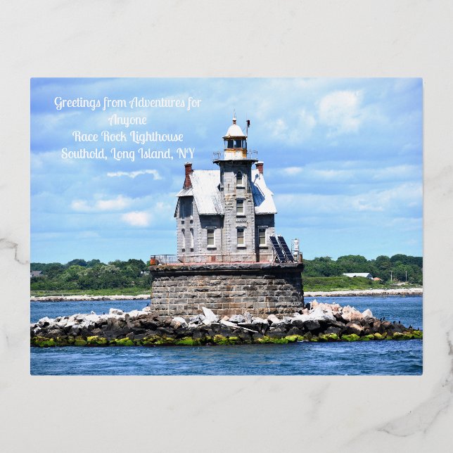 AFA Race Rock Lighthouse postcard (Front)